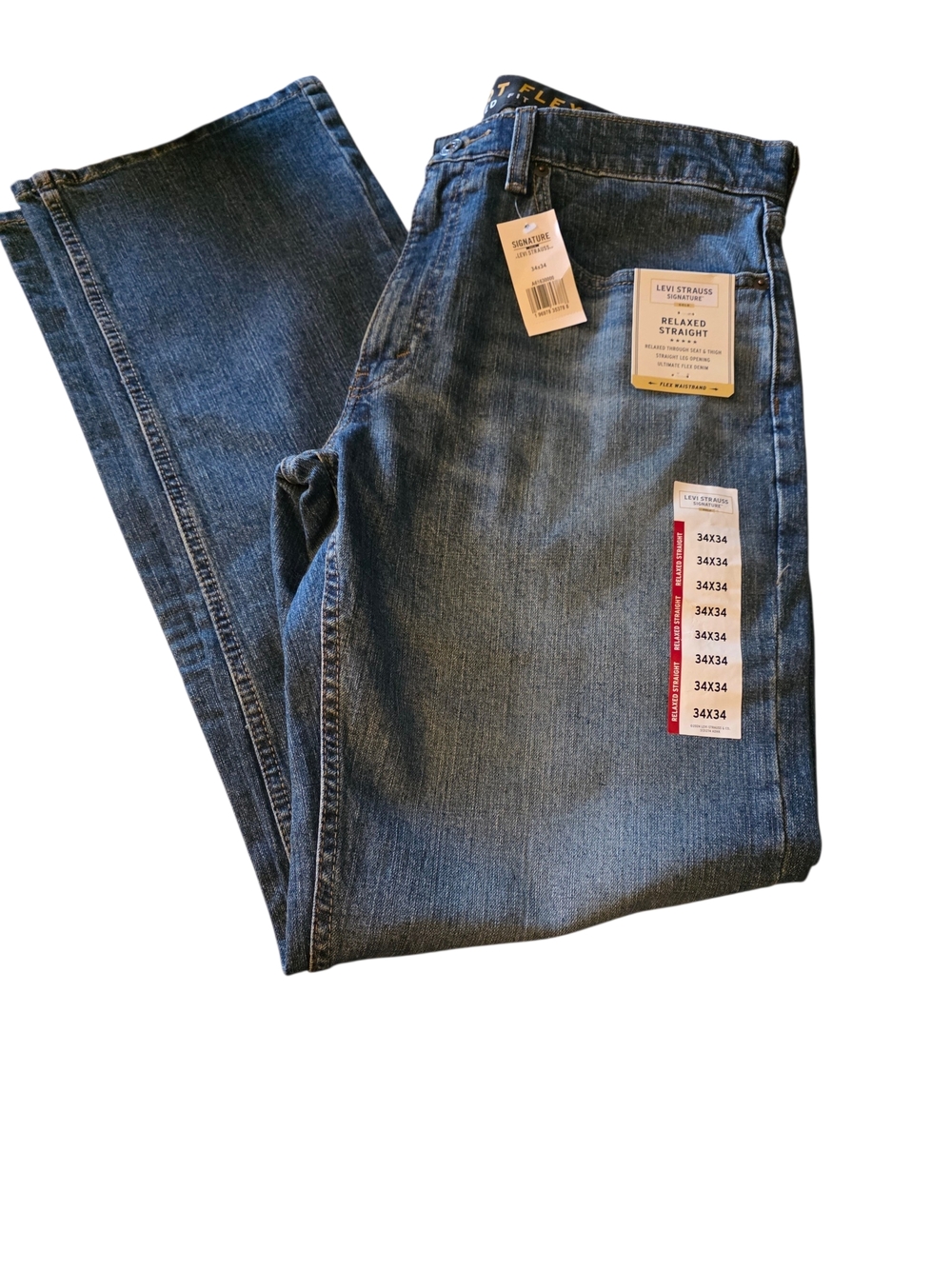 Levi's Relaxed Straight Jeans - Medium Wash Blue